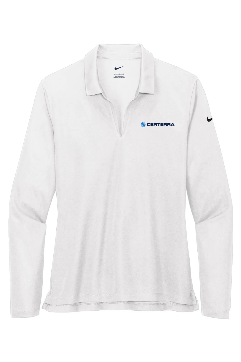Women's Nike Long Sleeve Polo - Image 3