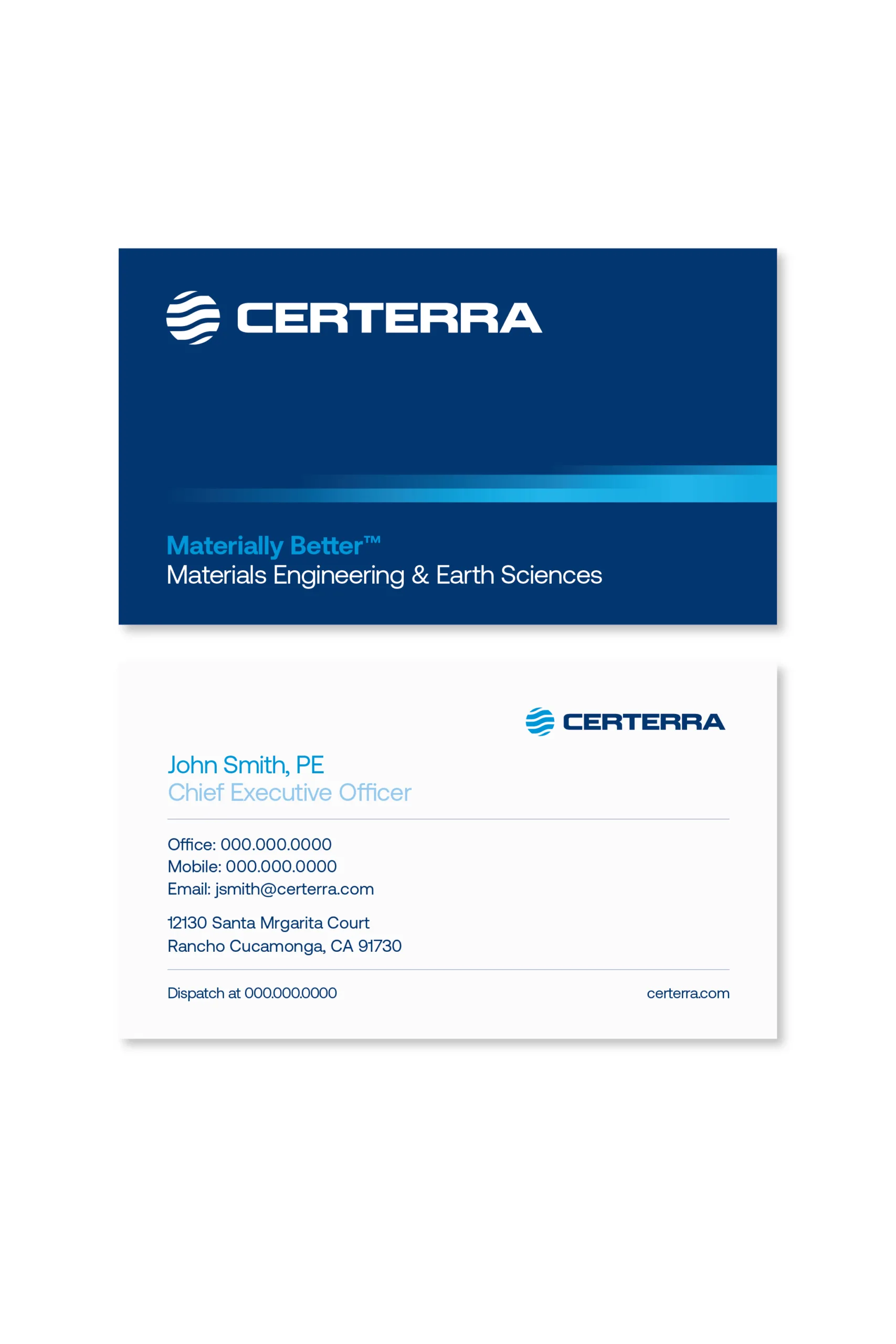 Business Cards with Address