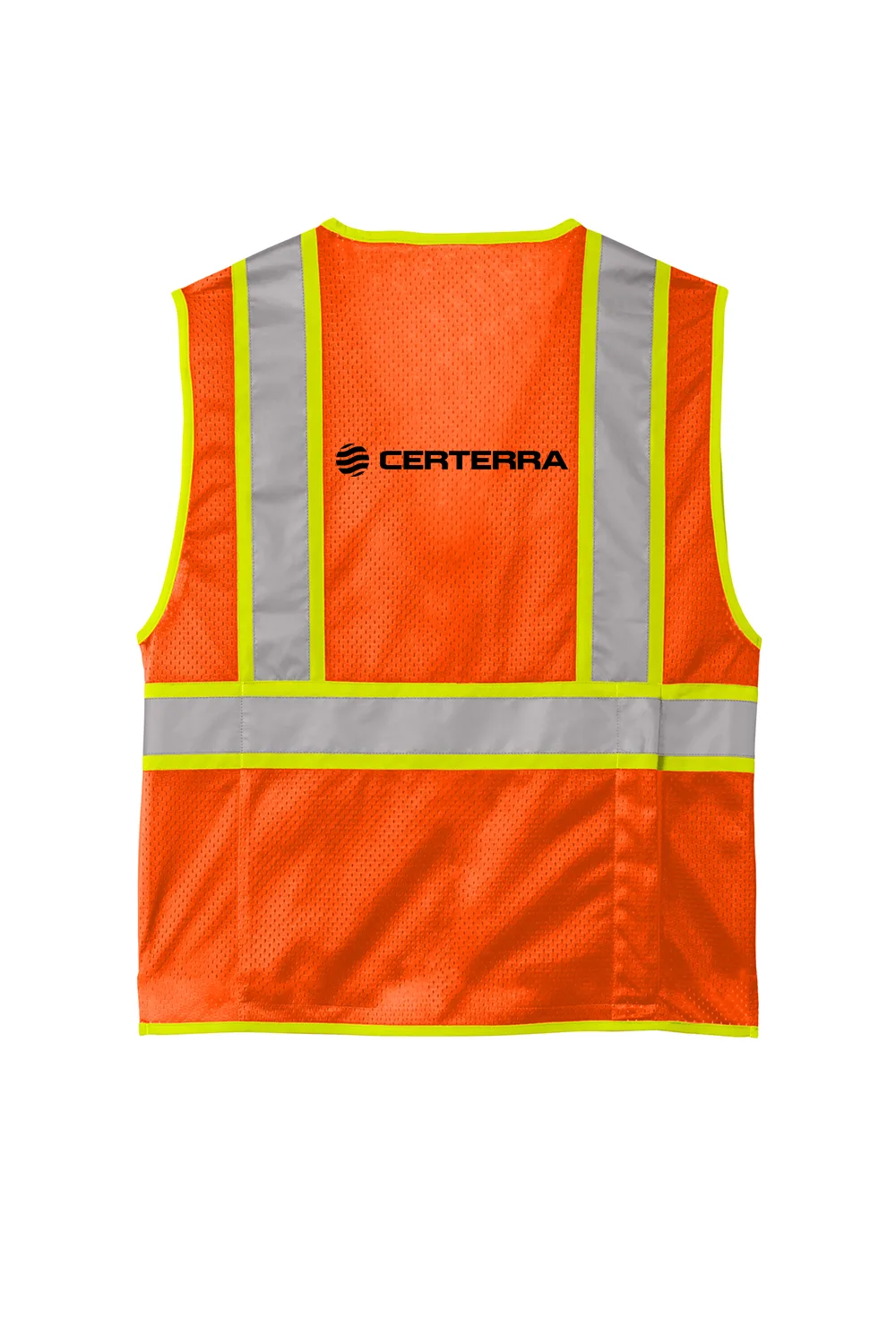 ANSI 107 Class 2 Surveyor Zippered Two-Tone Vest - Image 4