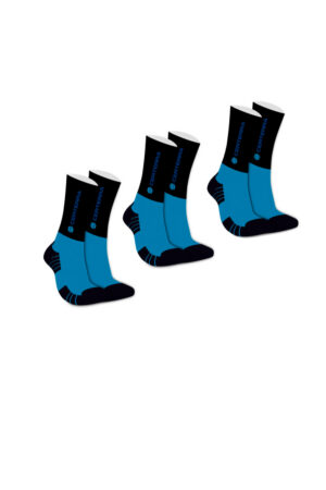 3-Pair Bundle - Athletic High Performance Sports Crew Socks